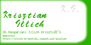 krisztian illich business card